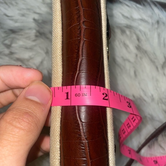 Y2k bag shoulder bag brown bag canvas bag flap bag vintage shoulder bag - Picture 9 of 12